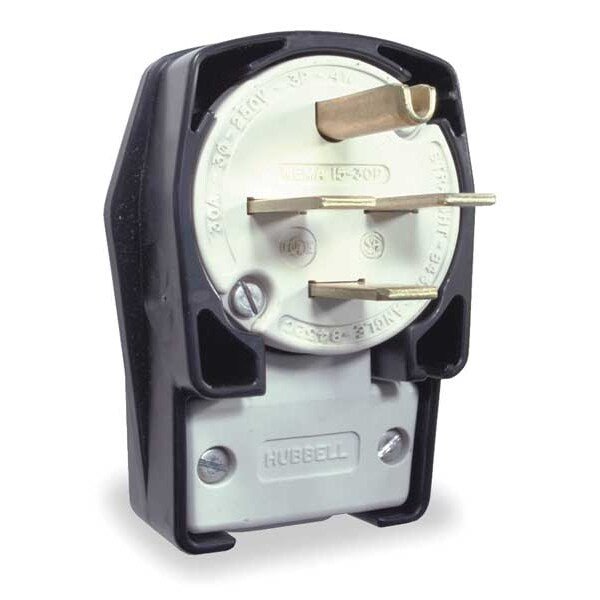 4 Wire Industrial Angle Straight Blade Plug 250VAC 30A