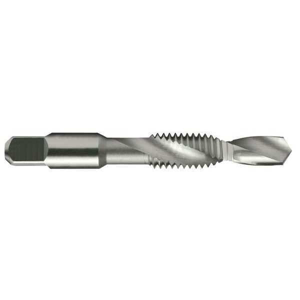 HSS Combonation Drill and Tap 0450 Cle-Line Bright 2-Flute 6-32UNC