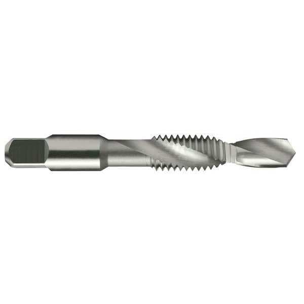 HSS Combonation Drill and Tap 0450 Cle-Line Bright 2-Flute 5/16-18UNC