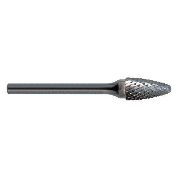 Carbide Bur, 1848 SF-6 CLE-SF Round Nose Tree Bur Double Cut 5/8