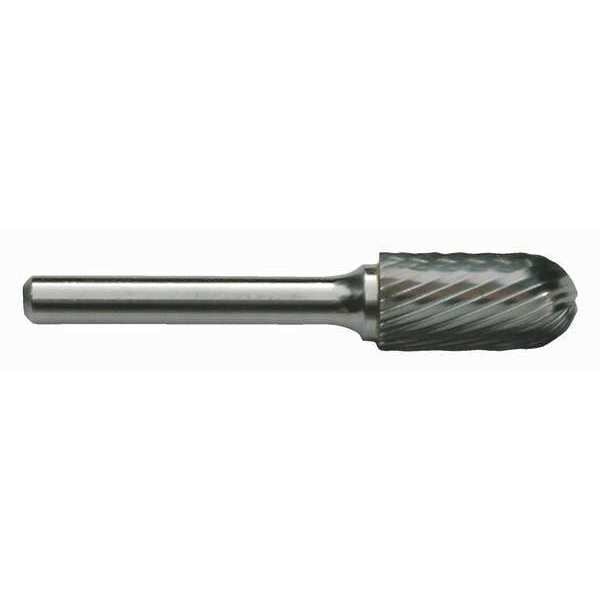 Carbide Bur, 1848 SF-13 CLE-SF Round Nose Tree Bur Standard Cut 1/2