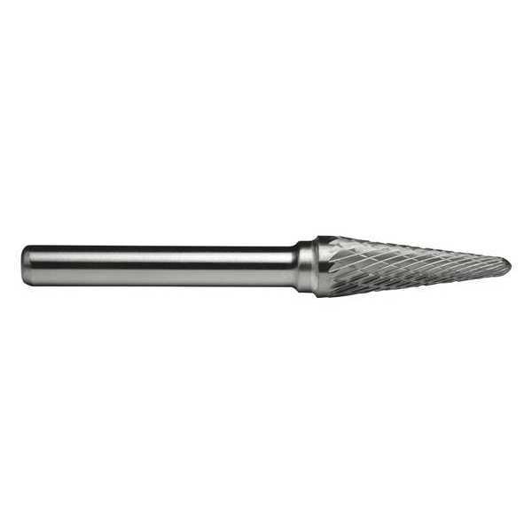 Carbide Bur, 1852 SL-1L6 CLE-SL Included Angle Bur Double Cut 1/4