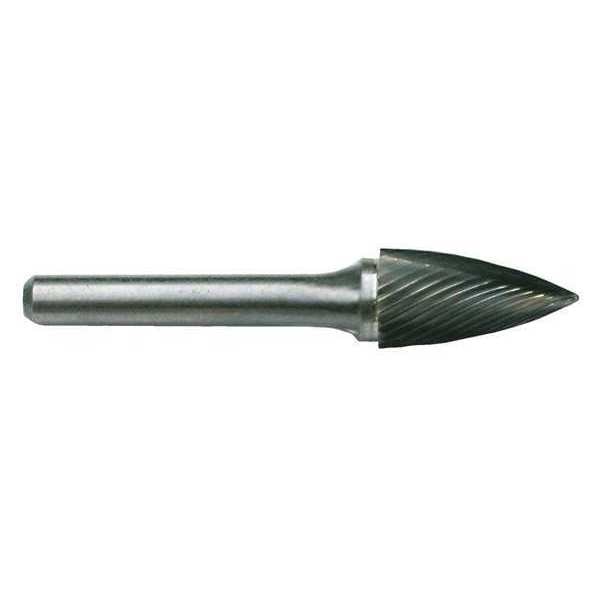 Carbide Bur, 1849 SG-1 CLE-SG Pointed Tree Bur Standard Cut 1/4