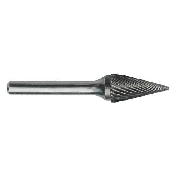 Carbide Bur, 1850 SM-2 CLE-SM Pointed Cone Bur Standard Cut 1/4