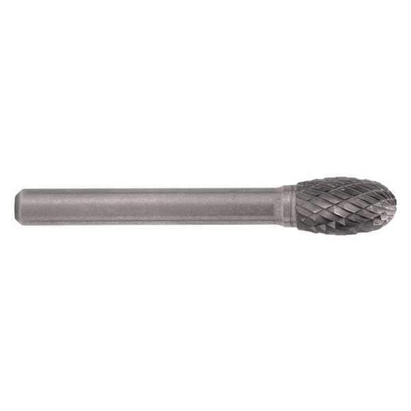 Carbide Bur, 1851 SE-7 CLE-SE Egg Shaped Bur Double Cut 3/4
