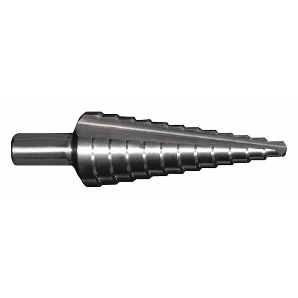 118Â° Step Drill Cle-Line 1874 Bright HSS RHC 1/4-1-3/8 x 1/8