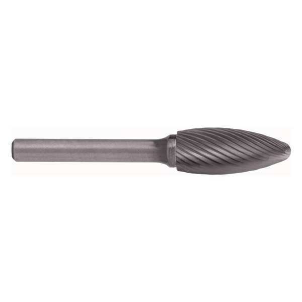 Carbide Bur, 1854 SH-41 CLE-SH Flame Shaped Bur Standard Cut 1/8
