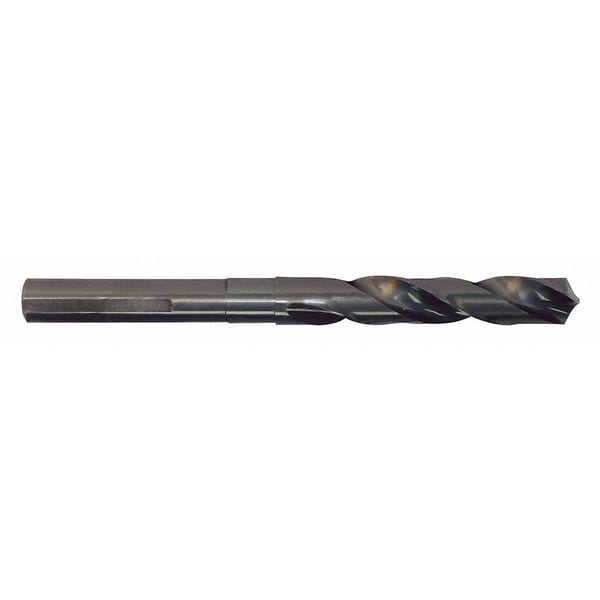 118Â° Silver & Deming Drill with 1/2 Reduced Shank Cle-Line 1892 Steam Oxide HSS RHS/RHC 41/64