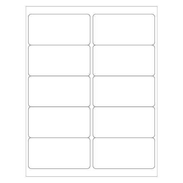 Tape LogicÂ® Laser Labels, Rectangle, 4
