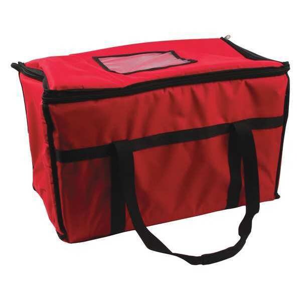 Insulated Food Carrier, Large, Red