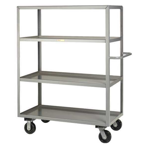 Steel Multi-Shelf Truck, 4-Lip, 24 x 48