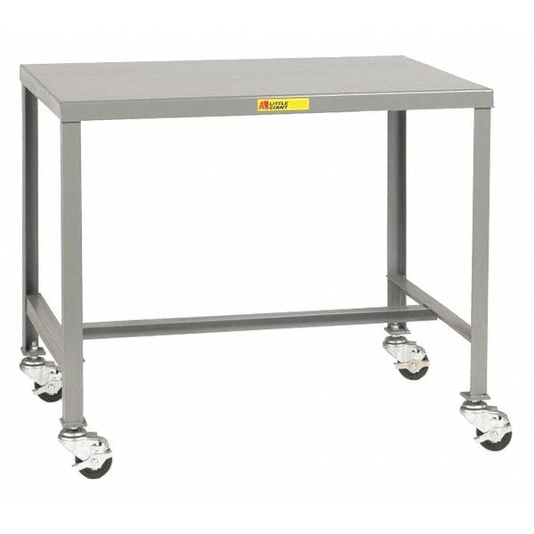 Machine Table, Steel, Mobile, 24 x 36 x 42