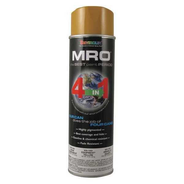 Spray Paint, New Equiptment Yellow, Gloss, 16 oz