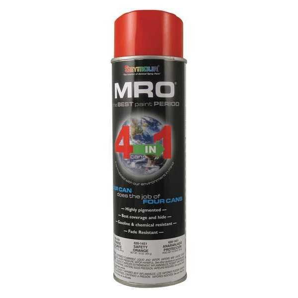 Spray Paint, Safety Orange, Gloss, 16 oz