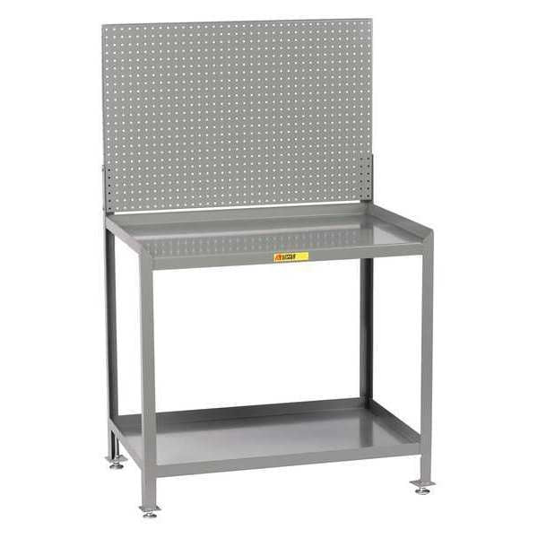 Workstation, 2-Shelf, Pegboard, 24 x 36