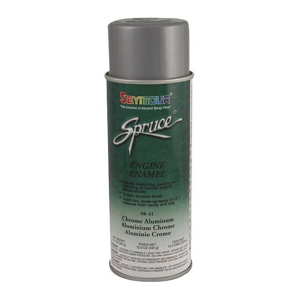 Spruce Eng. Paint, chrome Alum, 12oz.