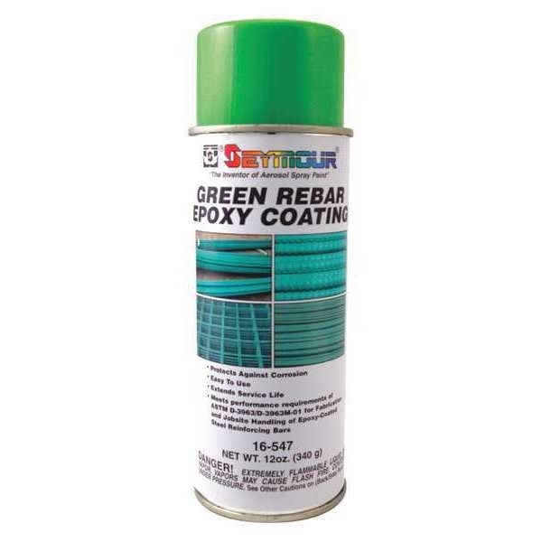 Green Rebar Spray Paint Epoxy, 12 oz.