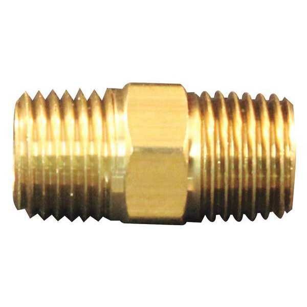Nipple Hose Fitting, MNPT, 3/8
