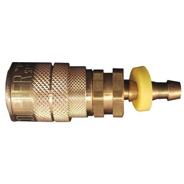 M Style Push-Lock Coupler, 1/4