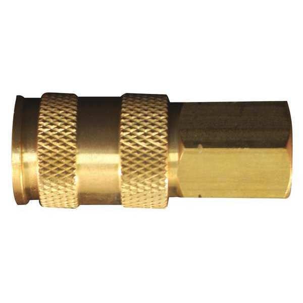 V Style High Flow Coupler, 1/4