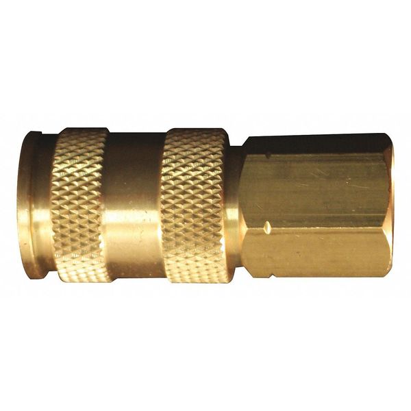 V Style High Flow Coupler, 3/8