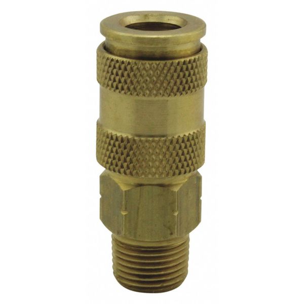 V Style High Flow Coupler, 3/8