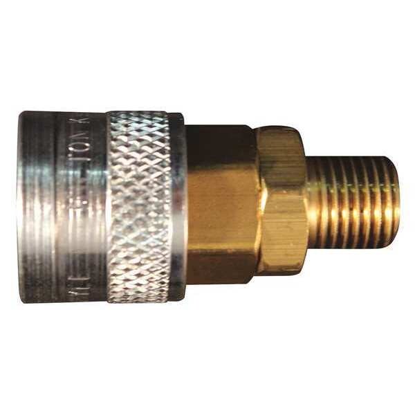 M Style Push Type Coupler, 1/4