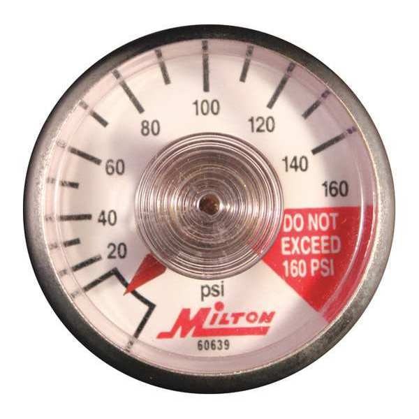 Pressure Gage, Center, 1/8
