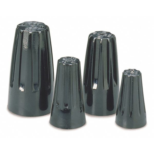 Wire Connector, Black, PK100