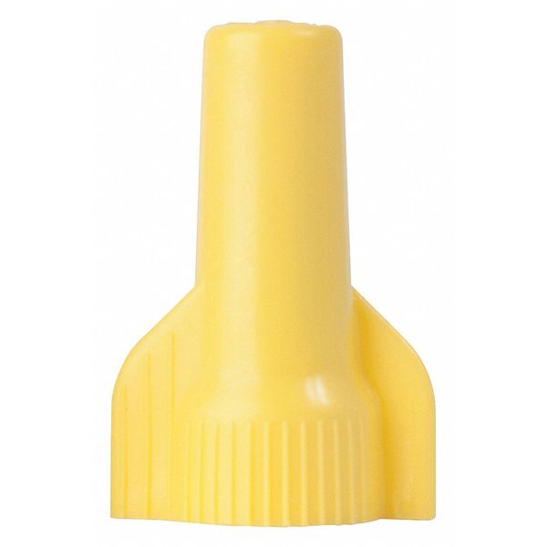Wire Connector, Winged, Yellow, PK100