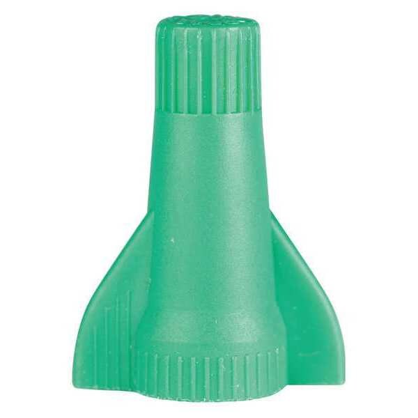 Wire Connector, Winged, Green, PK100