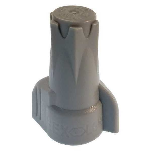Wire Connector, Winged, Gray, PK50