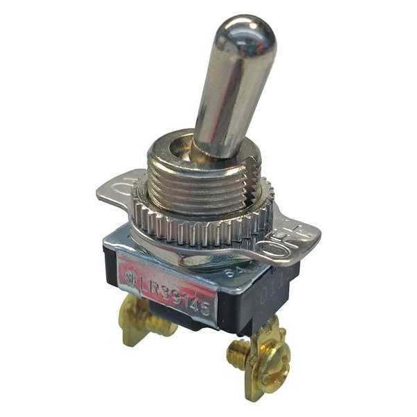 Toggle Switch, SPST, On/Off, 6A @ 120V AC