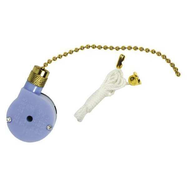 Pull Switch, 2-Speed, SPDT, 6A, 125VAC