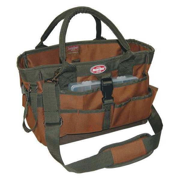 Tool Tote, Soft, 12 Pocket, 16 x 7 x 8.5, 12 Pockets, 8-1/2