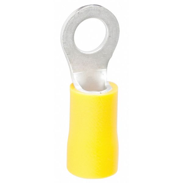 12-10 AWG Vinyl Ring Terminal #8, #10 Stud PK50