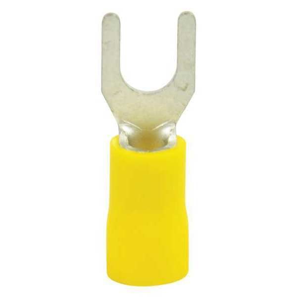 12-10 AWG Vinyl Spade Terminal #8, #10 Stud PK50