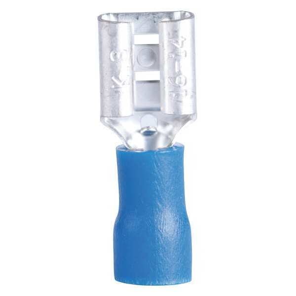 Disconnect, Female, 14 to 16AWG, Blue, PK100