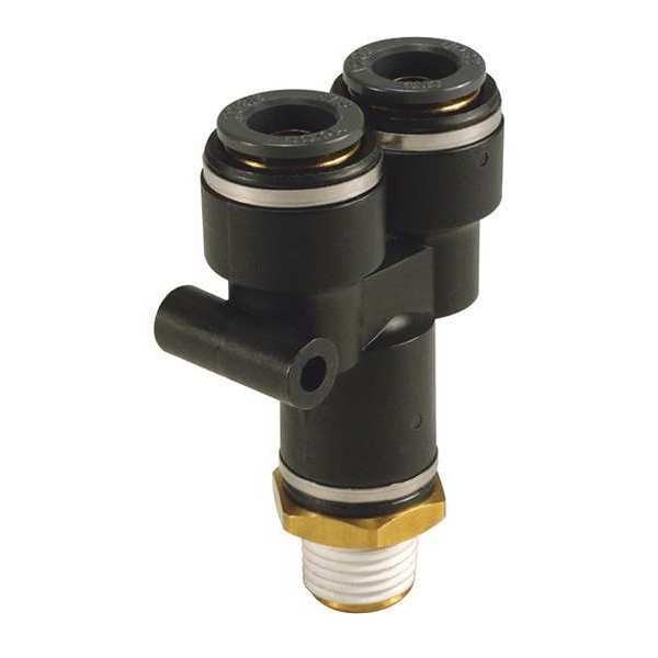 DOT Fitting, Male Branch Y, 1/4