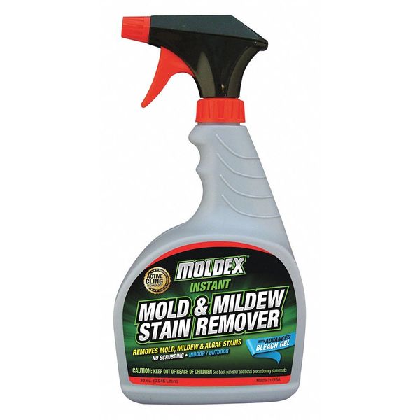 Liquid 32 oz. Mold and Mildew Stain Remover, Trigger Spray Bottle