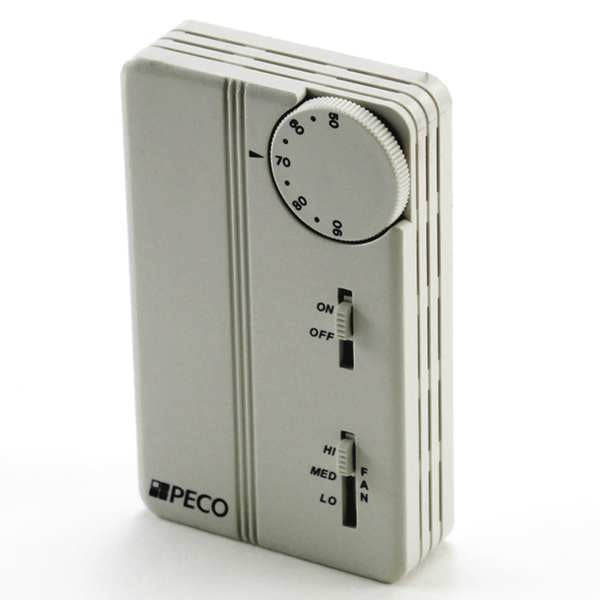 Thermostat On/Off, 24-277V, 3 SPD, Vertical