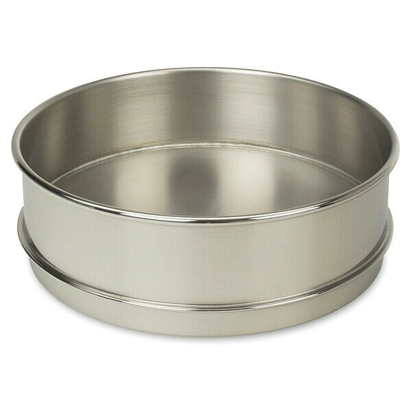 Pan, S/S, 8 In, Full Extended Rim