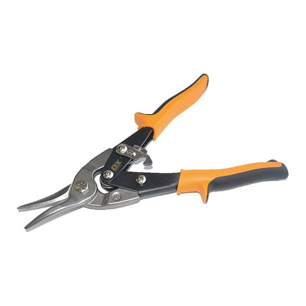 Aviation Snips, Straight Cut, Straight, Heat Treated Alloy Jaws