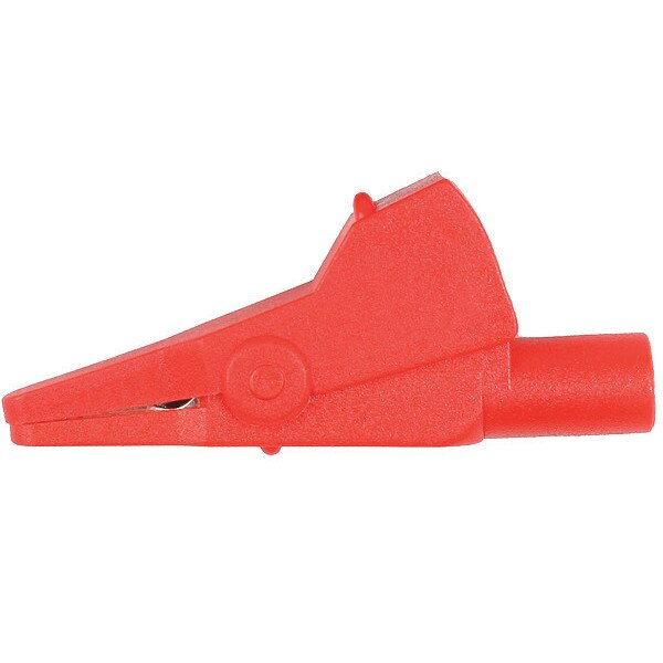 Red Small Fully Insulated Alligator Clip