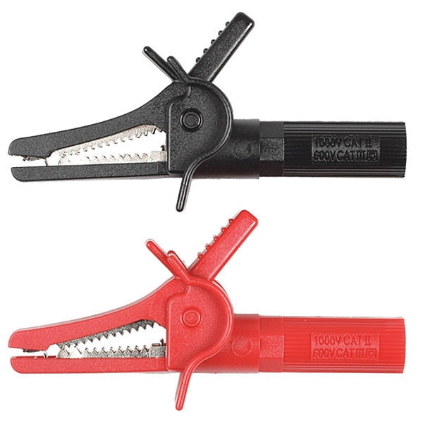 Flanged Insulated Lrg Crocodile Clip Set