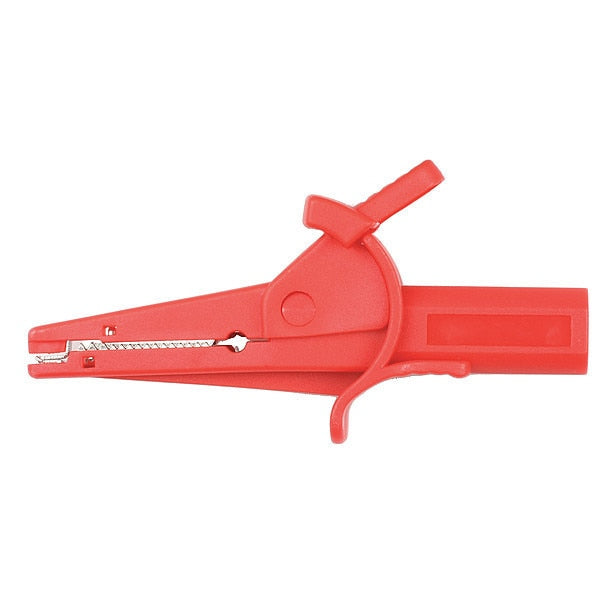 Red 1000V Insulated Crocodile Clip