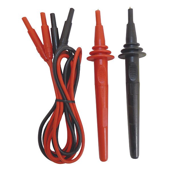 Fused test prods (1 red, 1 black)