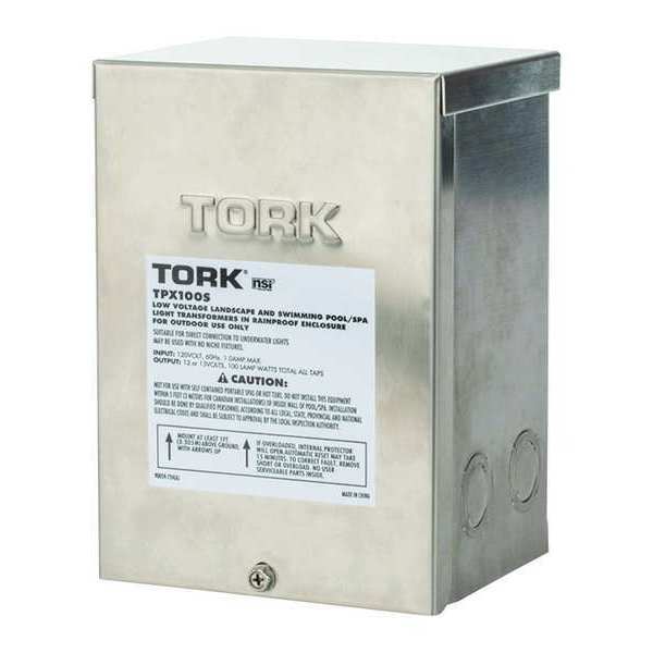 Pool Light Transformer, 100W, 1A, Stainless