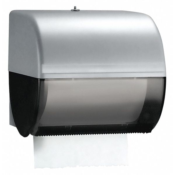 Paper Towel Dispenser, Pull, Smoke