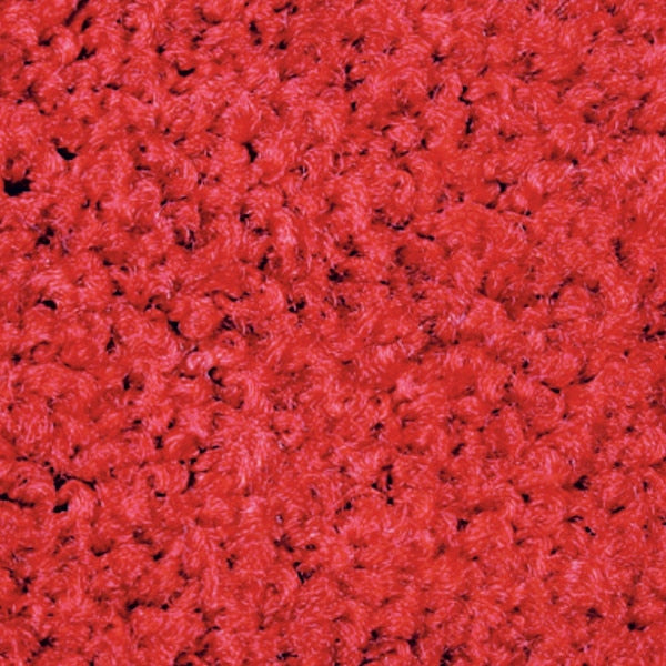 ColorStar Mat, Solid Red 2' x 3', Smooth Backing